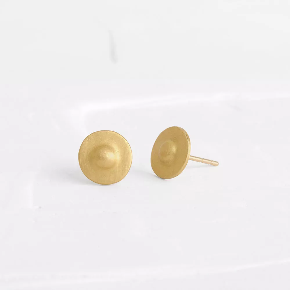Round Gold Earrings