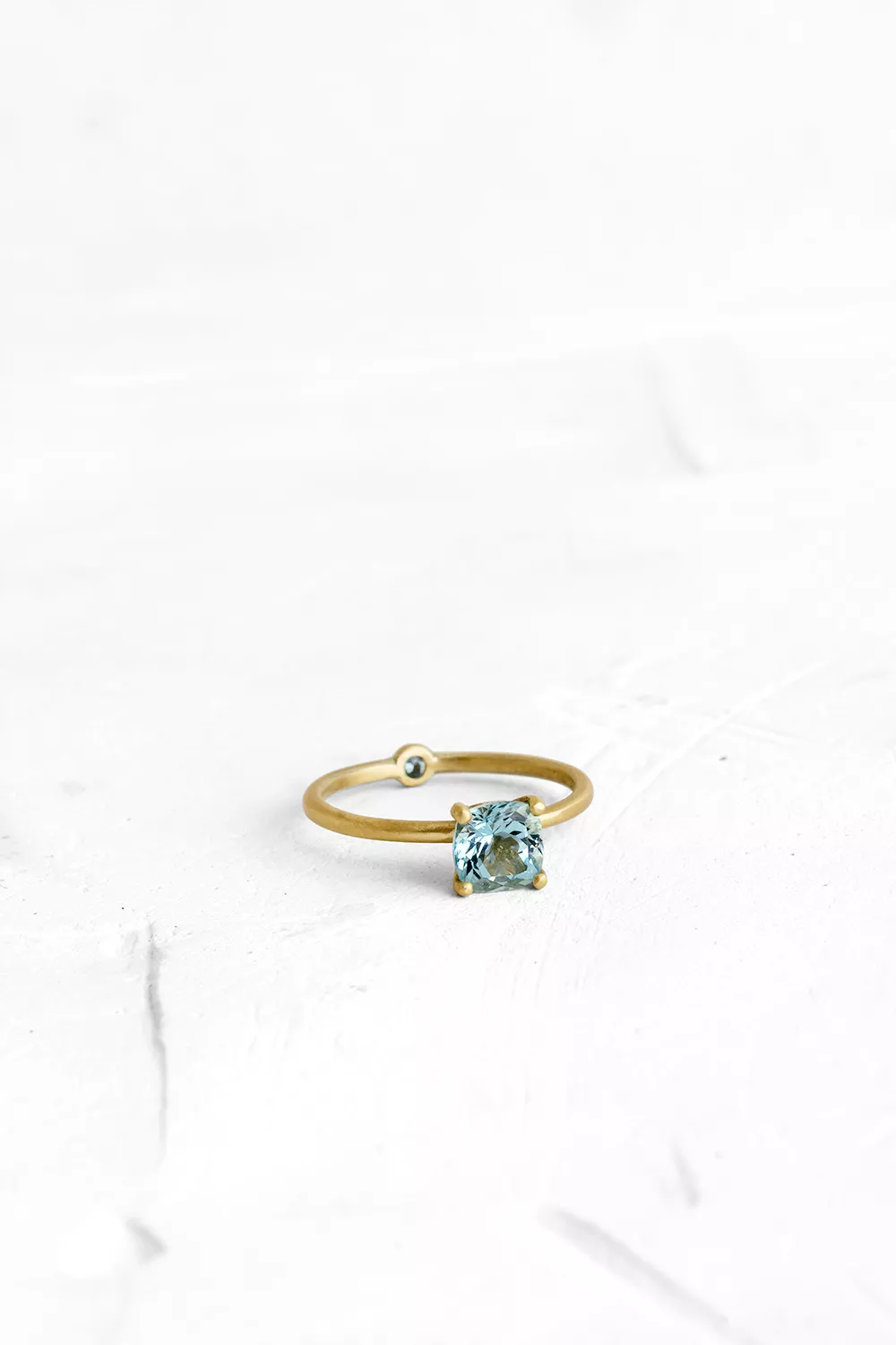 Inside Out Aquamarine Ring