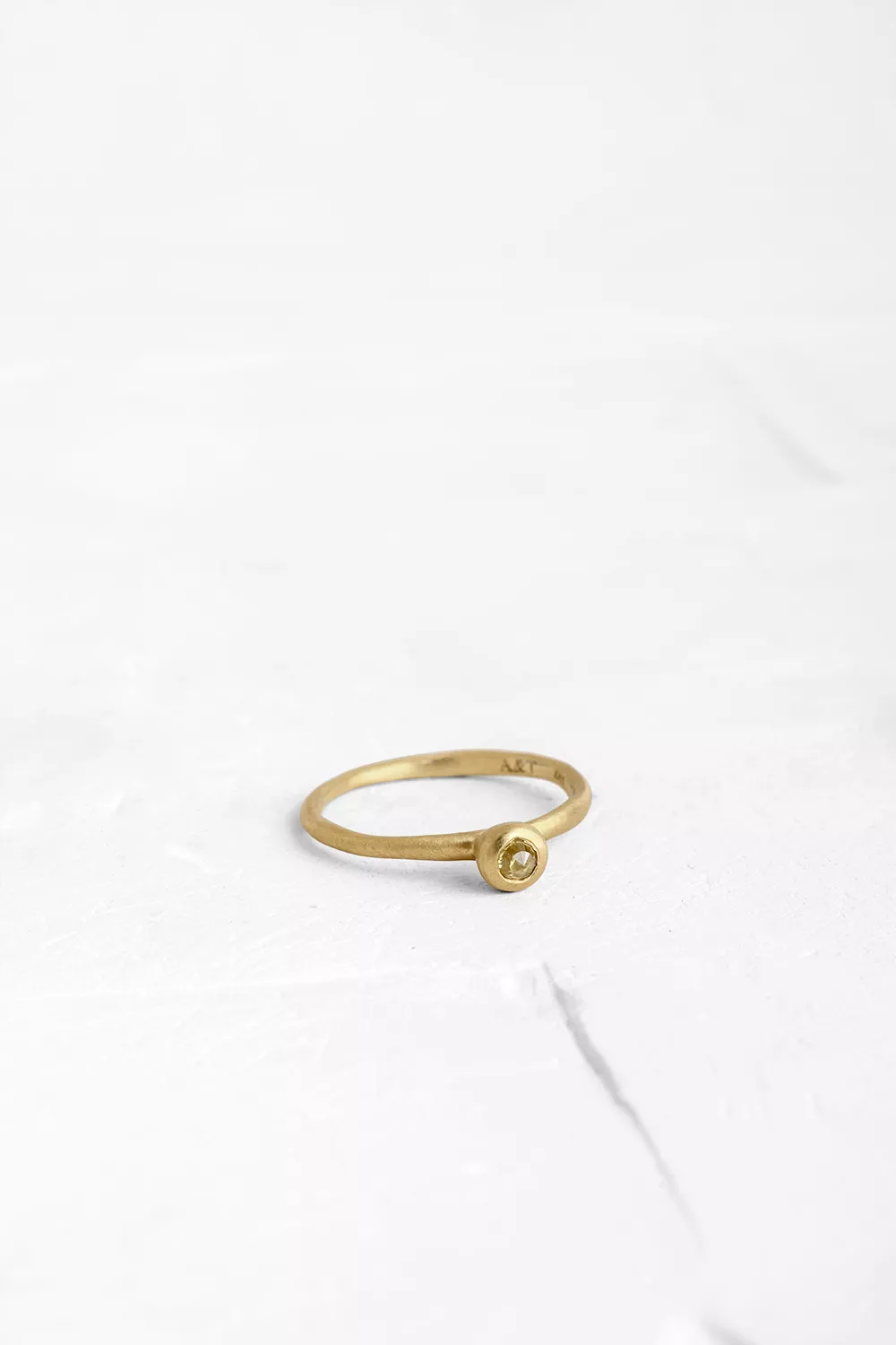 Ball Ring With Bright Diamante