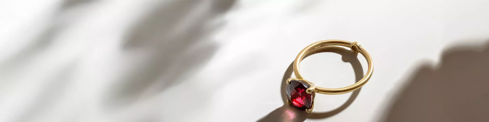 Gold rings with stones